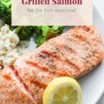 grilled salmon on a plate