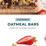 strawberry oatmeal bars