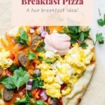 Naan breakfast pizzaa