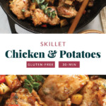 skillet chicken and potatoes