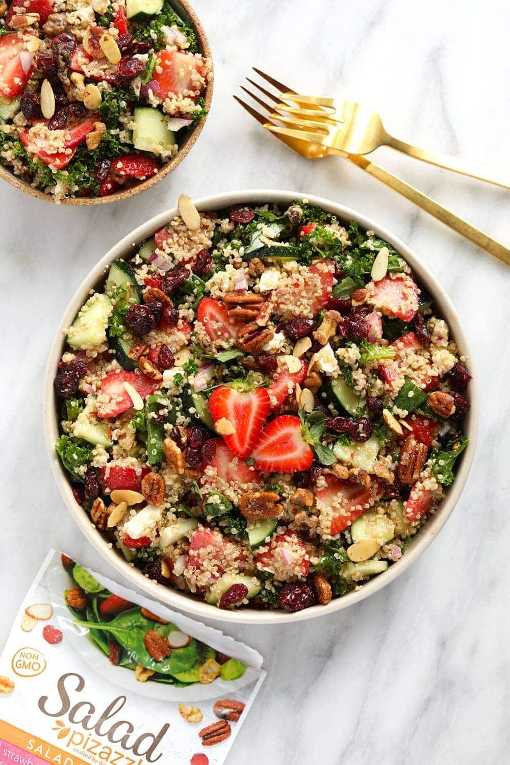 strawberry quinoa salad.