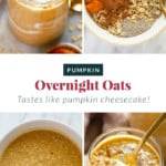 overnight oats in jar