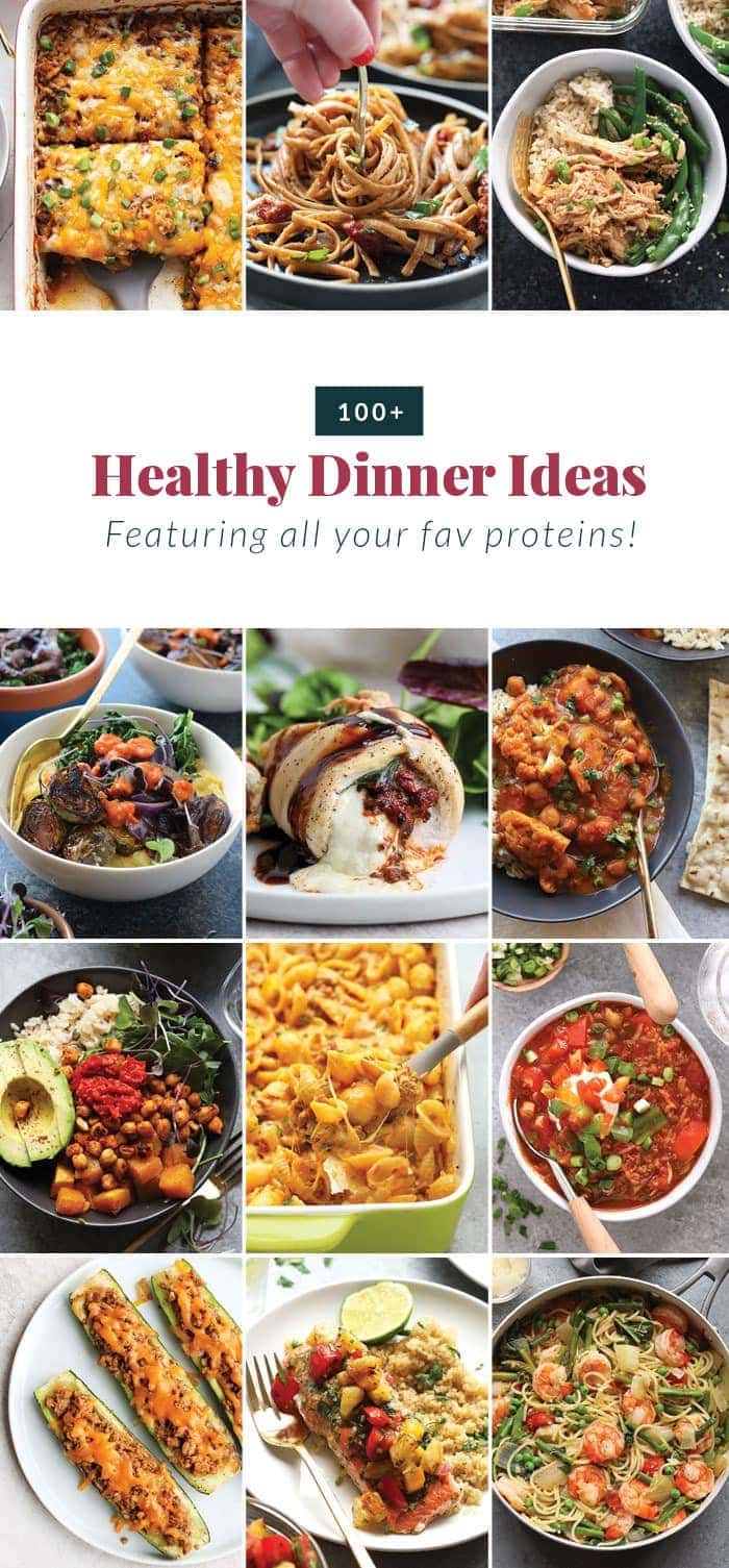 healthy dinner ideas pin