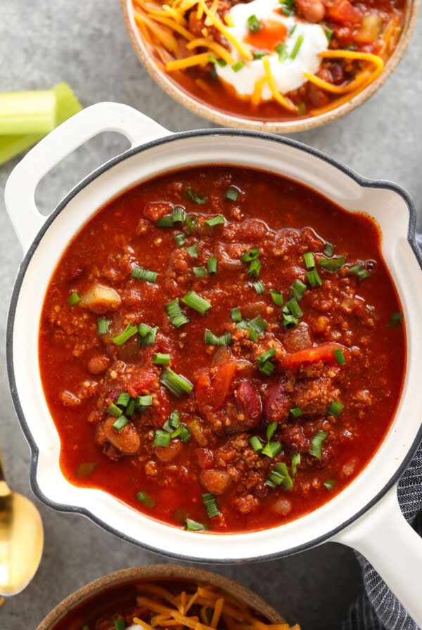 Turkey chili recipe.