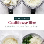 How to make cauliflower rice