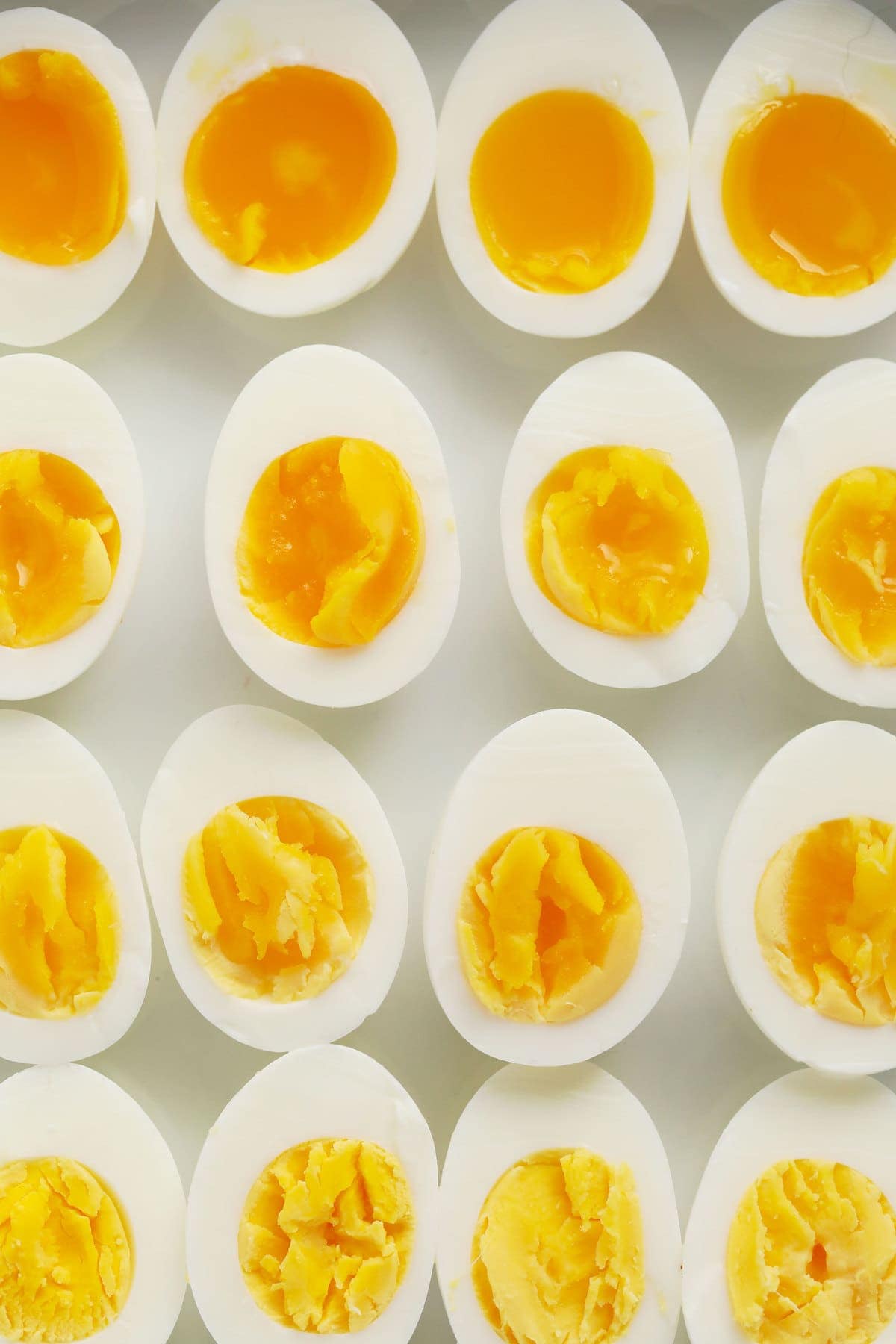 hard boiled eggs on plate