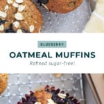 blueberry oatmeal muffins