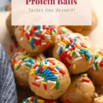 cake batter protein balls