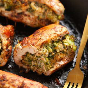 broccoli and cheese stuffed chicken breast