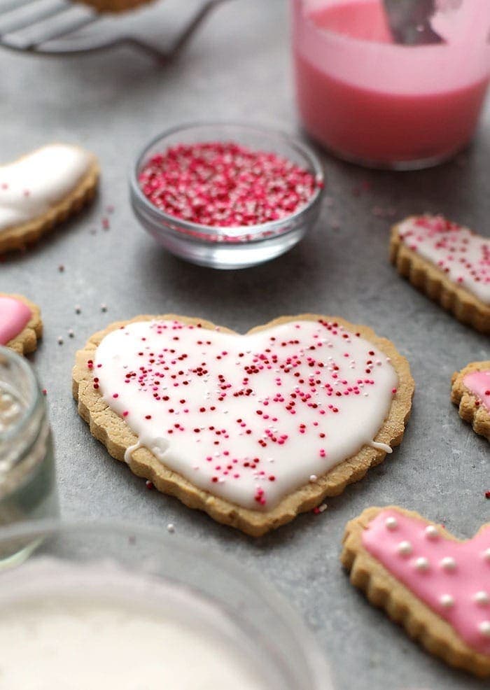 sugar cookies on counter