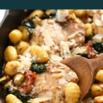 creamy chicken and gnocchi