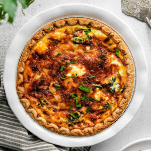 Baked quiche