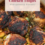 crispy Dutch oven chicken thighs