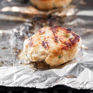 burger on grill grates.