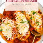 chicken parmesan in dish