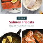 Salmon piccata