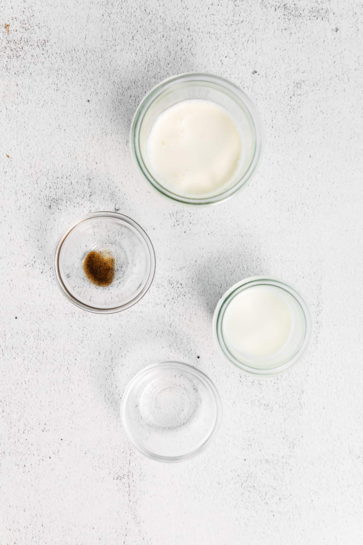 ingredients on countertop.