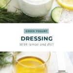 Greek yogurt dressing