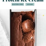 protein ice cream in cup