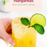 non alcoholic margarita in glass