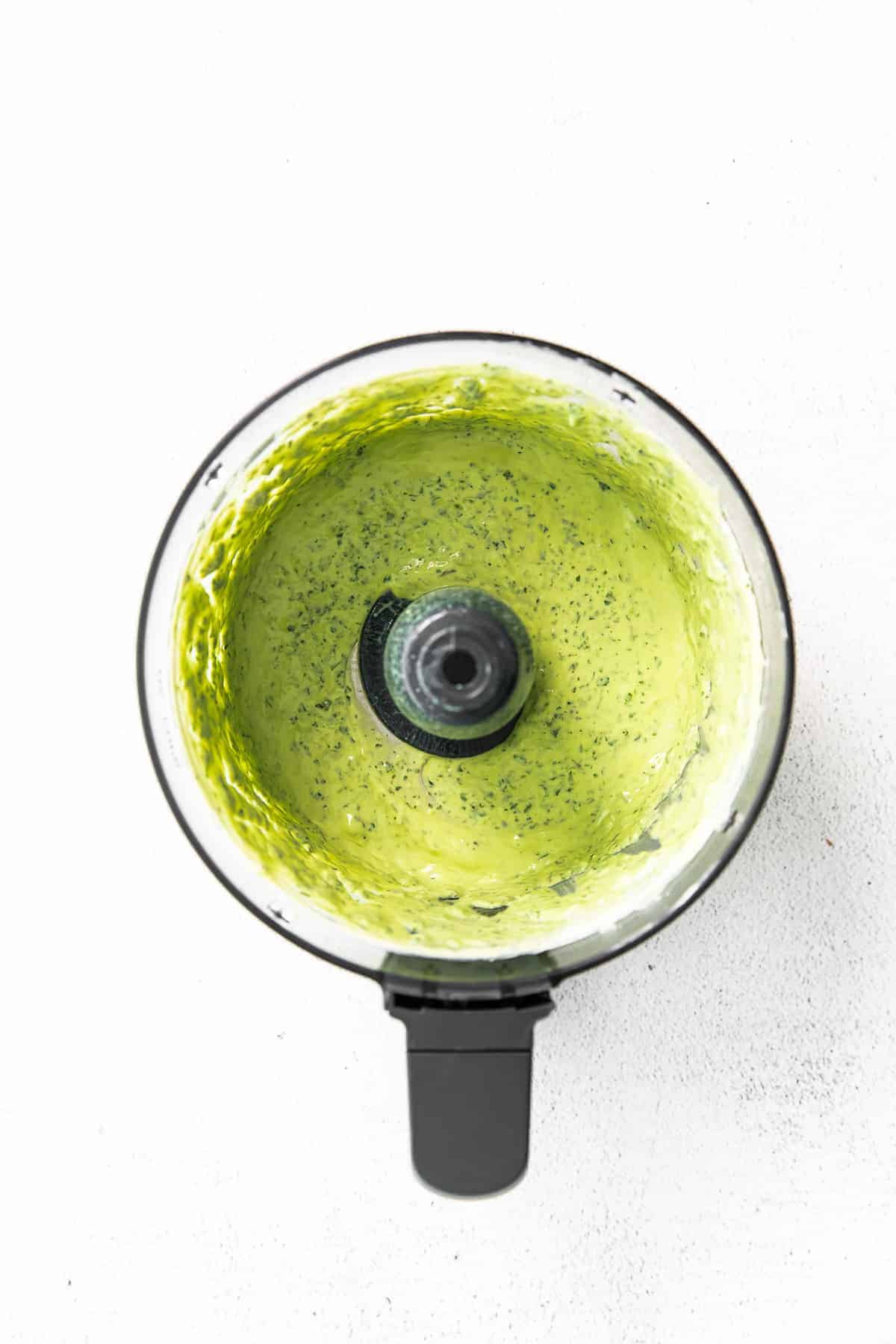 green goddess dressing in food processor