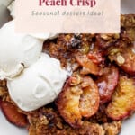 peach crisp recipe