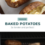 smoked baked potatoes