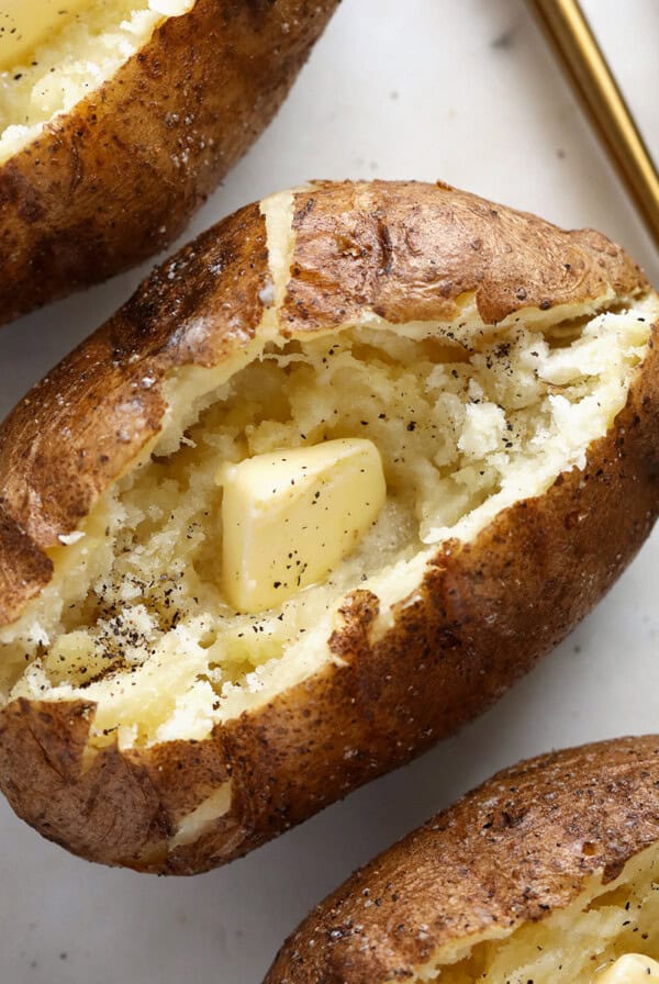 smoked baked potatoes