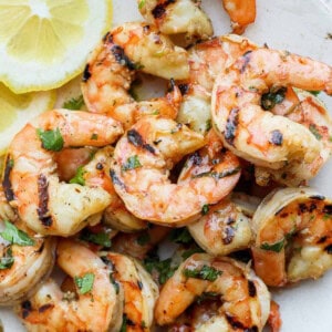 shrimp on plate.