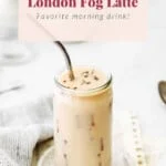 iced london fog drink