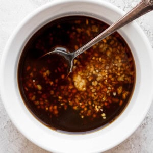 marinade in bowl.