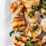 scallops on skewer