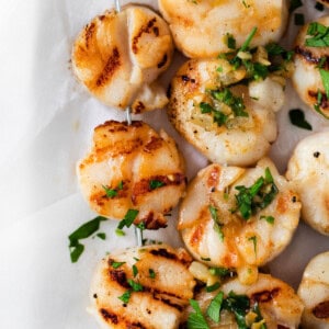 scallops on skewer