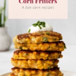 Corn fritter recipe