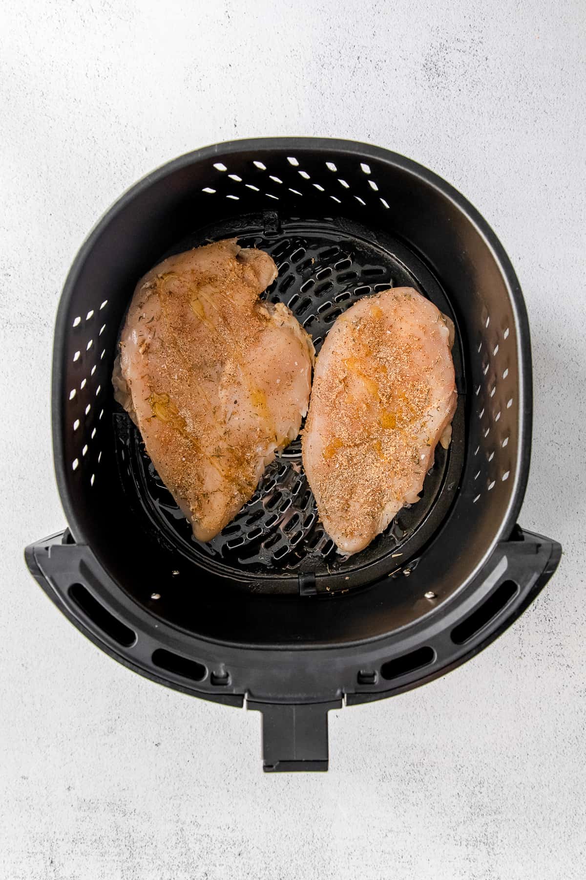 raw chicken in air fryer