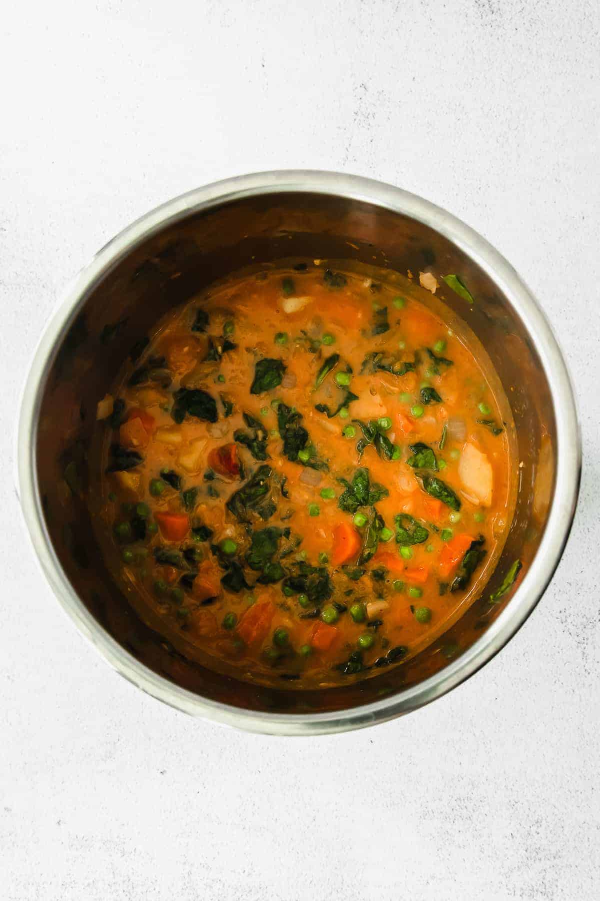 pumpkin curry in Instant Pot