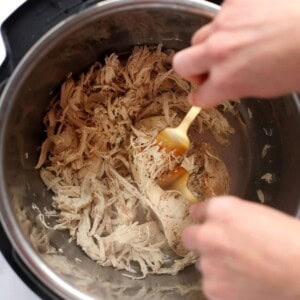 shredding chicken in instant pot.