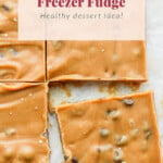 cookie dough freezer fudge