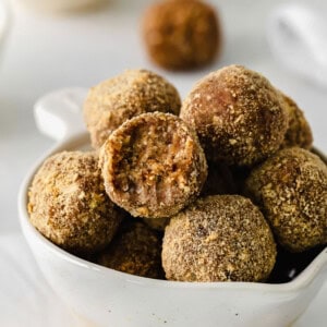 Energy balls in a bowl.