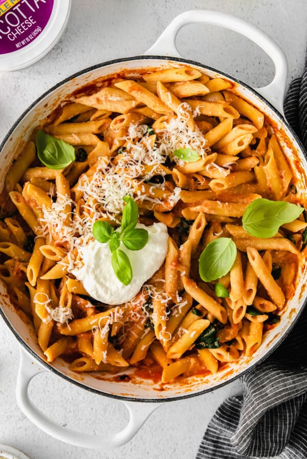 whipped ricotta pasta