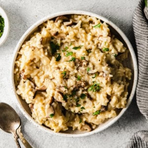 Instant Pot Mushroom Risotto