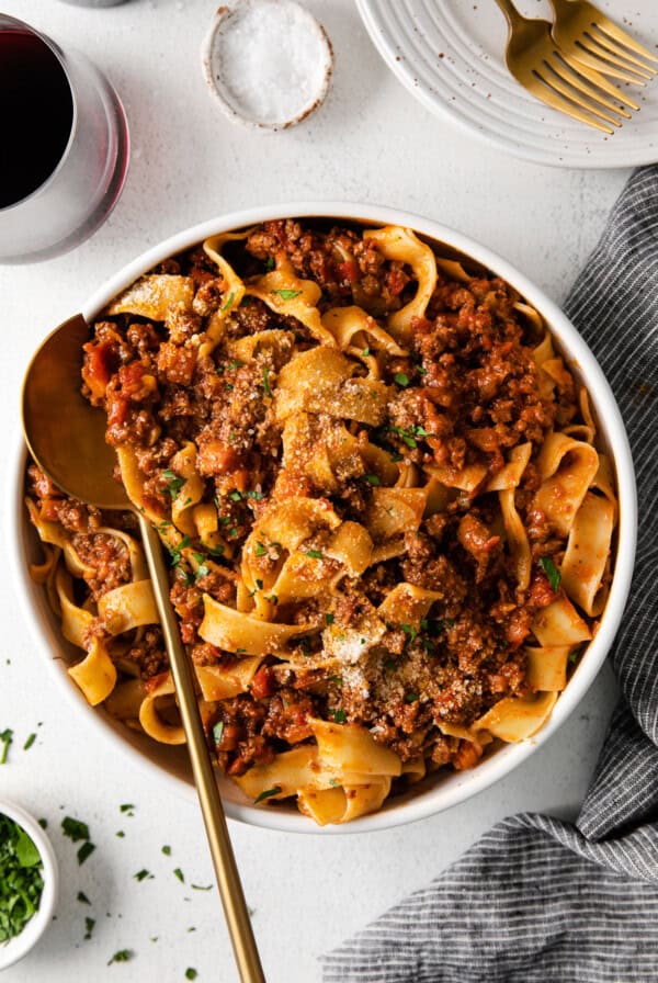 slow cooker bolognese