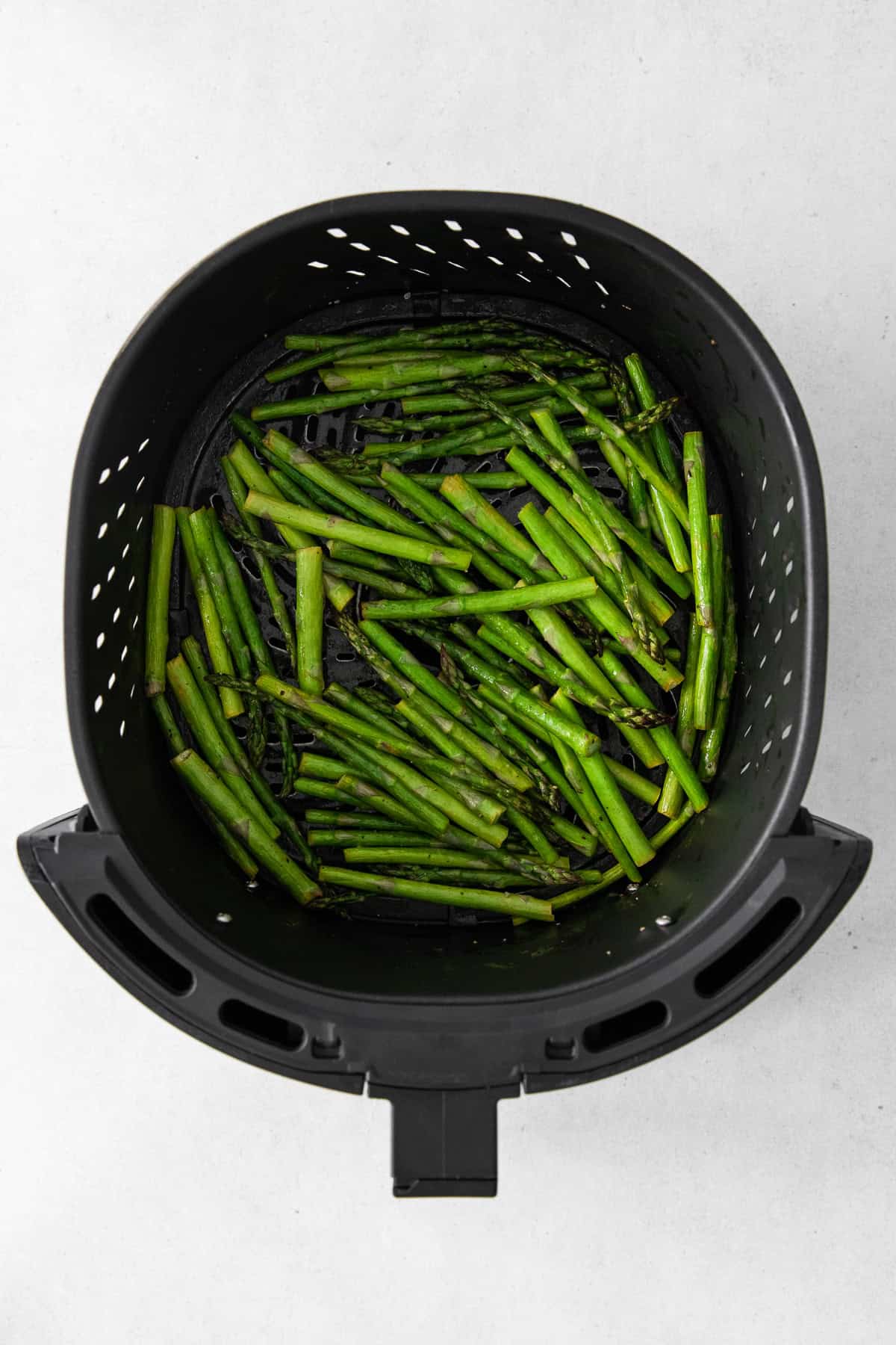 asparagus in the air fryer. 