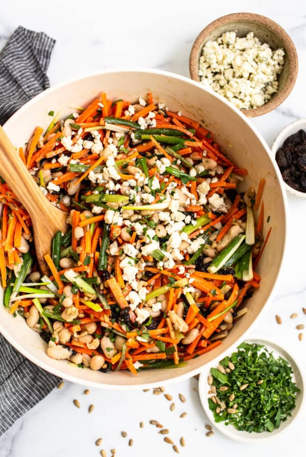 Carrot Salad in a bowl