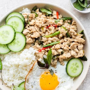 stir fry in bowl