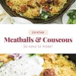 One-Pot Za'atar Meatballs and Quinoa