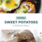 stuffed sweet potatoes