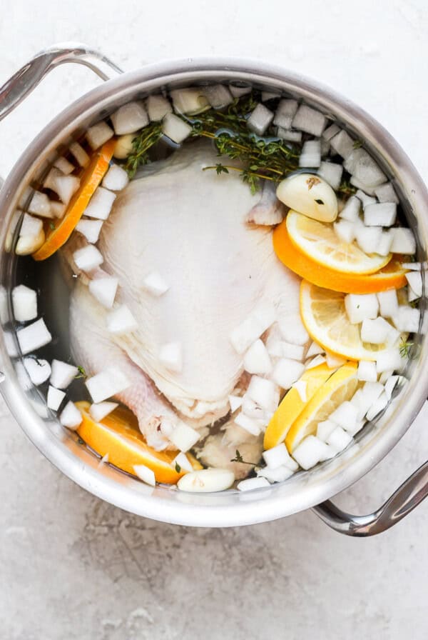 Chicken brine.