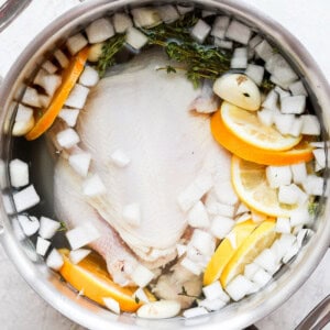 Chicken brine.