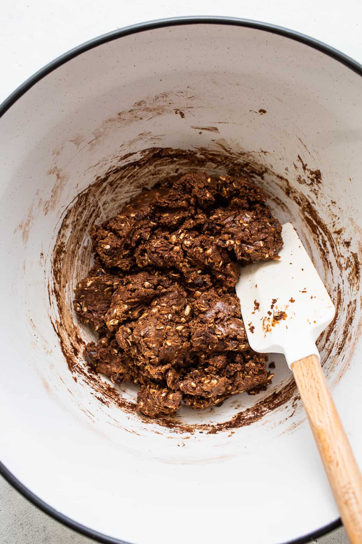 dough in bowl.